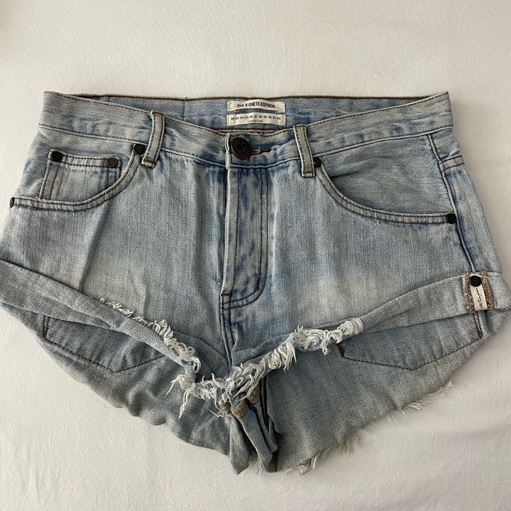 One Teaspoon light denim wash